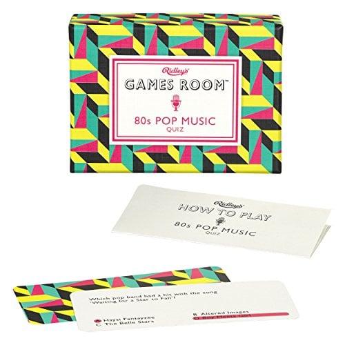 80s Pop Music Trivia Card Game