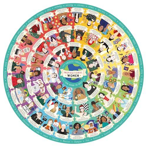 Inspirational Women Feminist Circular 1000 Piece Jigsaw Puzzle