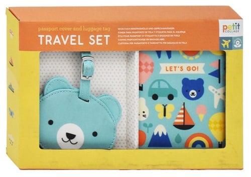 Passport Cover and Luggage Tag Travel Set