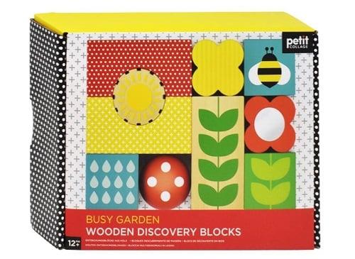Busy Garden Wooden Discovery Blocks