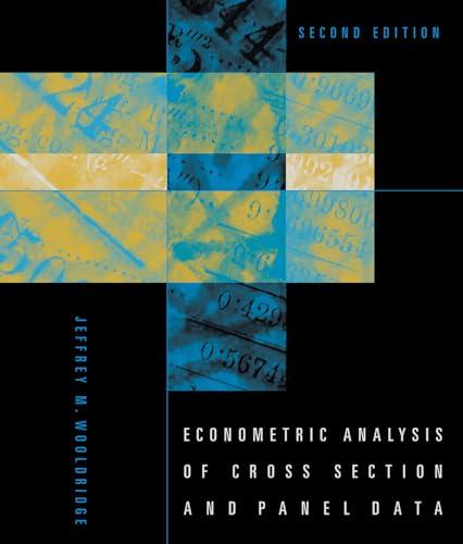 Econometric Analysis of Cross Section and Panel Data (2nd Edition)