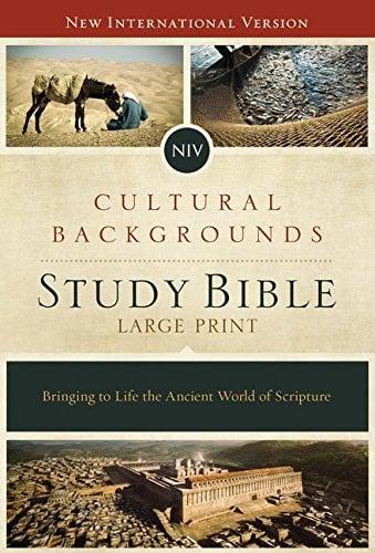 NIV Cultural Backgrounds Study Bible (Large Print)