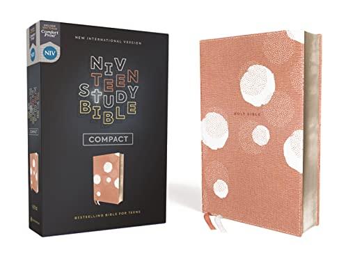 NIV, Compact Teen Study Bible (Peach Leathersoft)