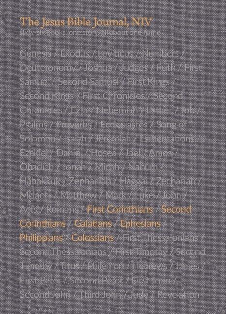 NIV, The Jesus Bible Journal: 1 Corinthians - Colossians,