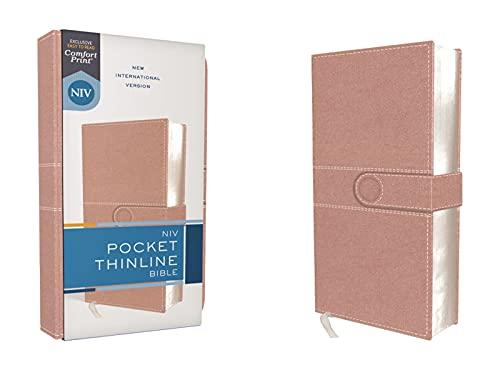 NIV Pocket Thinline Bible (Pink Leathersoft)