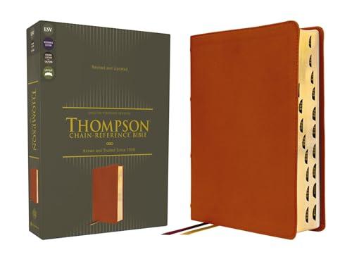 ESV, Thompson Crain-Reference Bible (Thumb-Indexed, Tan Genuine Leather, Revised and Updated)