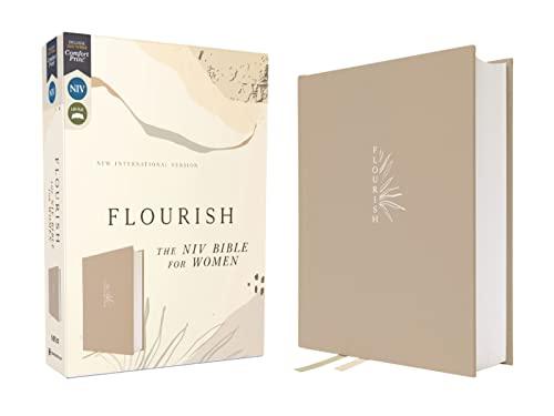 Flourish: The NIV Bible for Women (Cream, Cloth Over Board, Comfort Print)