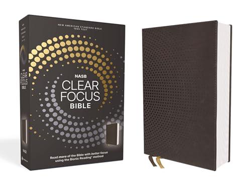 NASB, Clear Focus Bible (Brown Leathersoft)