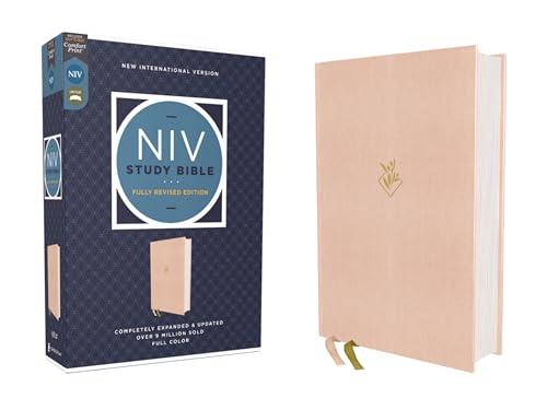 NIV, Study Bible (Pink, Cloth Over Board, Fully Revised Edition)