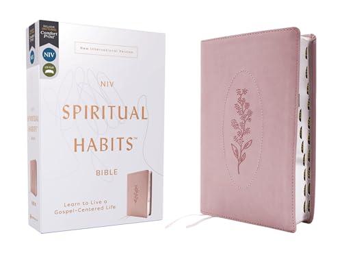 NIV, Spiritual Habits Bible (Thumb Index, Pink Leathersoft)