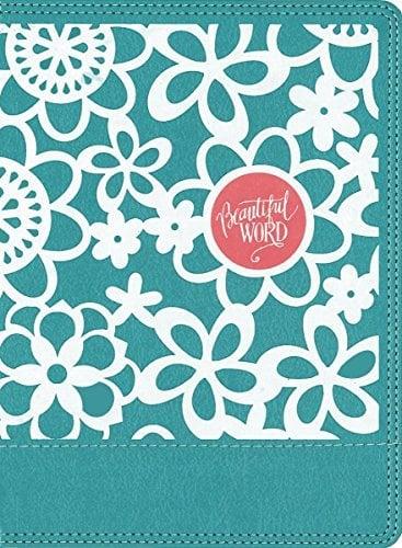 NIV, Beautiful Word Coloring Bible for Girls (Teal Leathersoft)