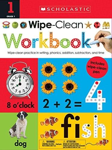 First Grade Wipe-Clean Workbook