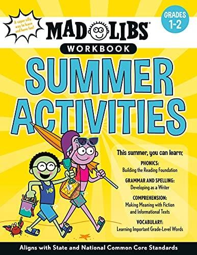 Mad Libs Summer Activities Workbook (Grades 1-2)