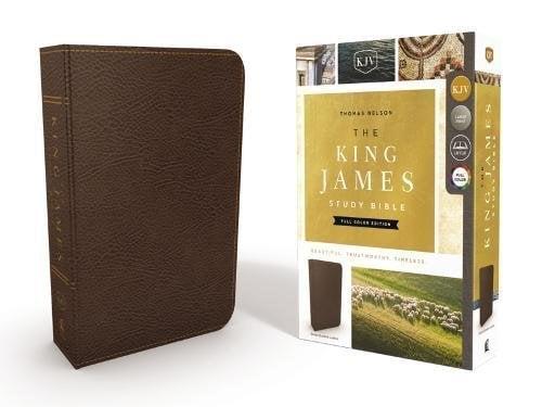 The King James Study Bible (4135A - Brown Bonded Leather)