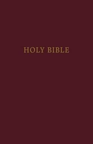 KJV, Large Print, Pew Bible (#2162BG - Burgundy Hardcover)
