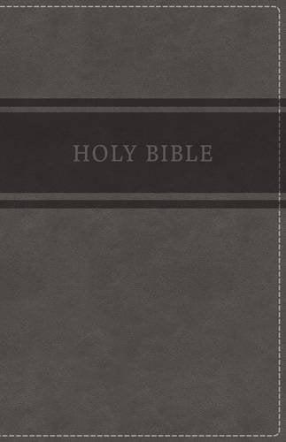 KJV Deluxe Gift Bible (Gray Leathersoft)
