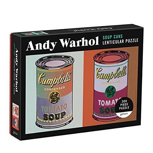 Andy Warhol Soup Cans Lenticular 300 Piece Jigsaw Puzzle