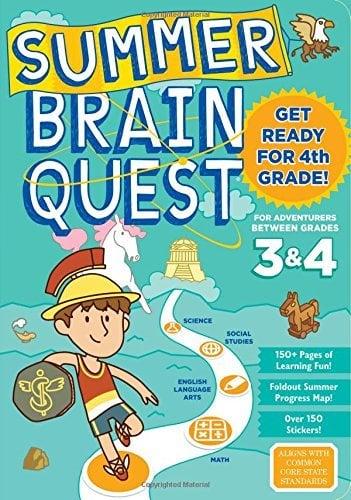 Between Grades 3 & 4 Workbook (Summer Brain Quest)