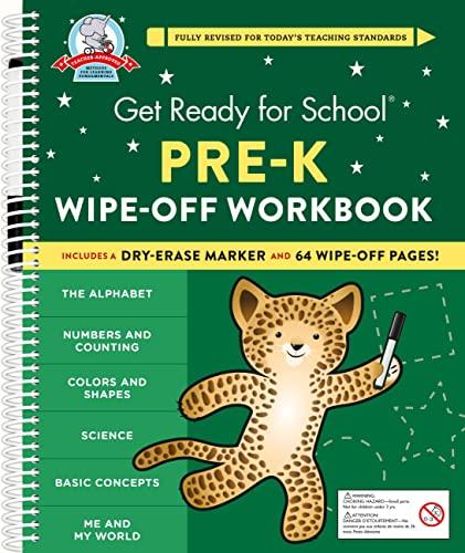 Get Ready for School Pre-K Wipe-Off Workbook
