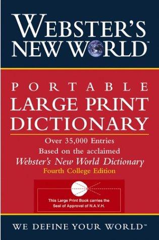Webster's New World Large Print Dictionary