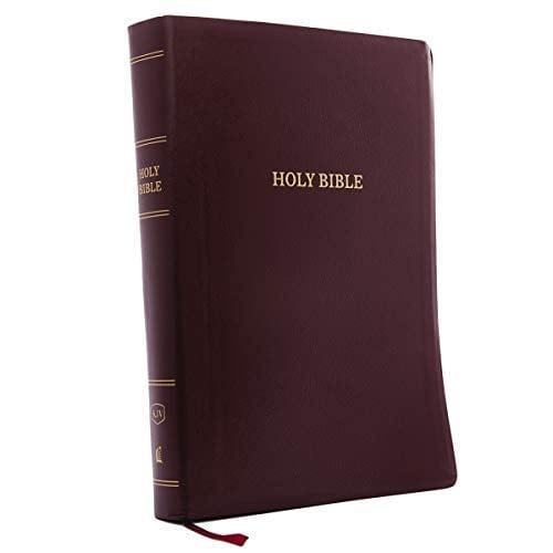 KJV Super Giant Print Reference Bible (Burgundy Leather-Look)