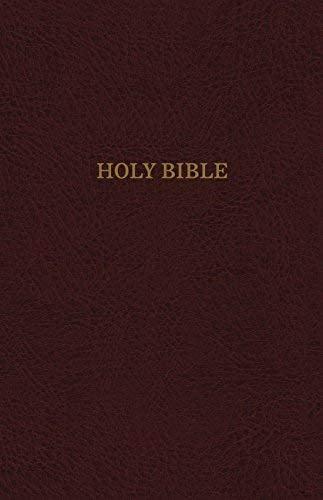 KJV Super Giant Print Reference Bible (5844BRGI, Thumb Indexed, Burgundy Leatherflex)