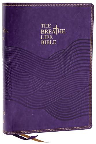 NKJV, The Breathe Life Holy Bible (Purple, Leathersoft)