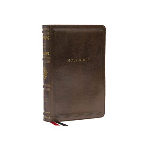 NKJV, Personal Size Reference Bible, Sovereign Collection (#8893BRN - Brown Leathersoft)