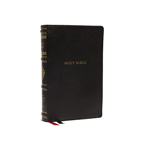NKJV, Personal Size Reference Bible (Sovereign Collection, #8896BK - Black Genuin Leather)