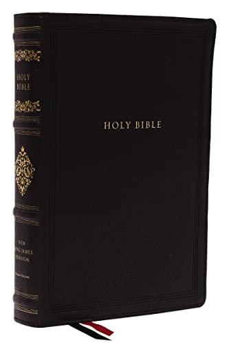 NKJV, Wide-Margin Reference Bible, Sovereign Collection (#9863BK - Black Leathersoft)