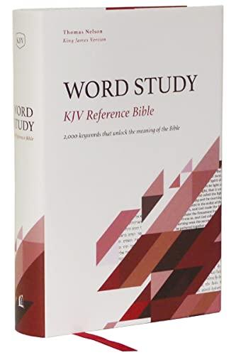 KJV, Word Study Reference Bible (Thumb Indexed, #8912 - Hardcover)