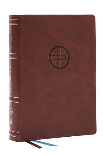 NKJV, Life in Christ Bible (#6893BRN - Brown Leathersoft)