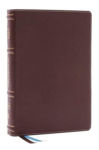 NKJV, Life in Christ Bible (Thumb Indexed, #6895BRNI - Brown Bonded Leather)
