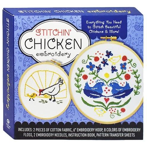 Stitchin' Chicken Embroidery Kit