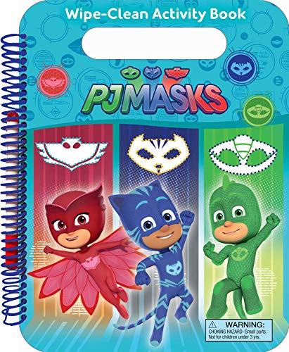 PJ Masks Wipe-Clean Activity Book