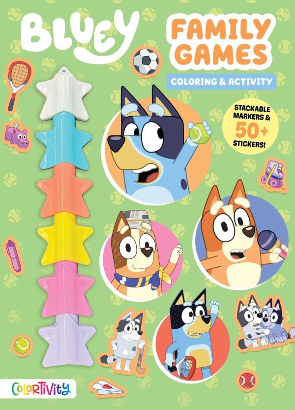 Family Games: Coloring & Activity (Bluey)