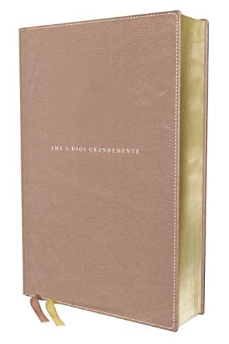 NBLA, Biblia Ama a Dios Grandemente (Oro Rosa Leathersoft)