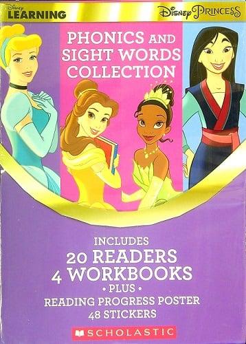 Disney Princess Phonics and Sight Words Collection (24 Book Set, Disney Learning)