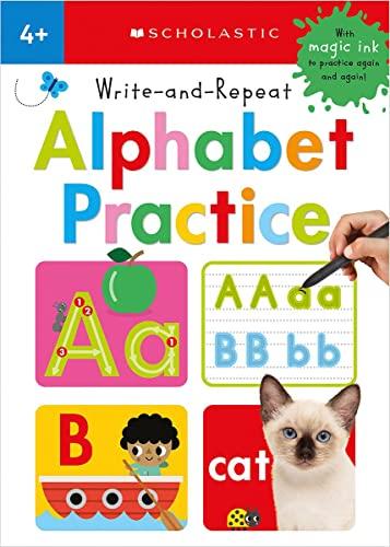 Write-and-Repeat Alphabet Practice (Scholastic Early Learners)