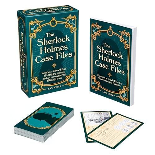 The Sherlock Holmes Case Files: Includes a 50-Card Deck of Absorbing Puzzles and an Accompanying 128-Page Book (Sirius Leisure Kits)