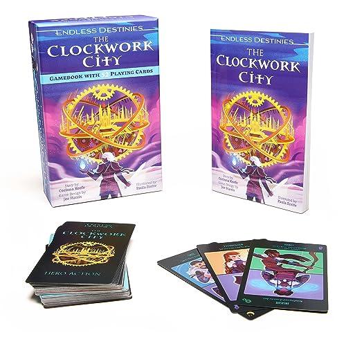 Endless Destinies: The Clockwork City: Gamebook With 52 Playing Cards