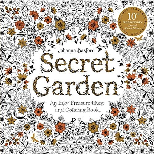 Secret Garden: An Inky Treasure Hunt and Coloring Book (10th Anniversary Edition)