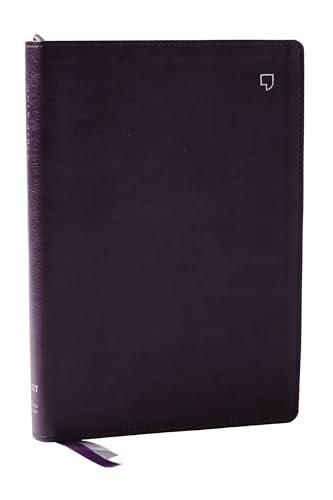 NET, Large Print Thinline Reference Bible (Thumb Indexed, 4953PURI - Purple Leathersoft)