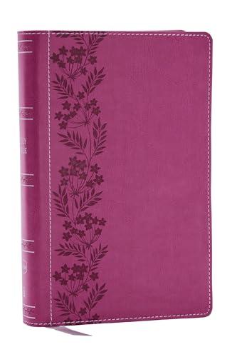 NKJV, Personal Size Large Print Reference Bible (Thumb-Indexed, #8843PKI, Pink Leathersoft)