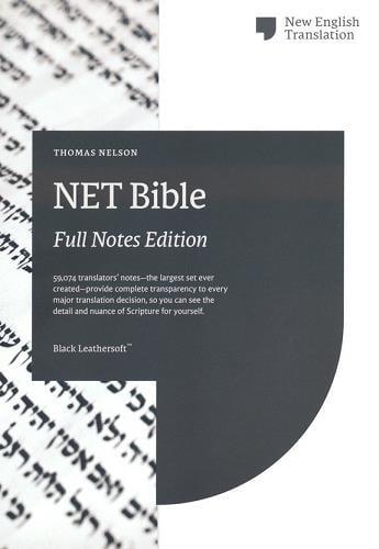NET Bible, Full Notes Edition (6623BK - Black Leathersoft)