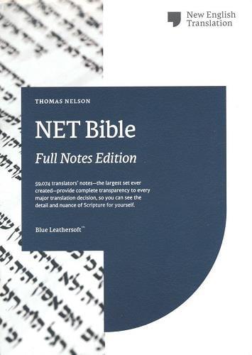 NET Bible, Full Notes Edition (6623Bl - Blue Leathersoft)