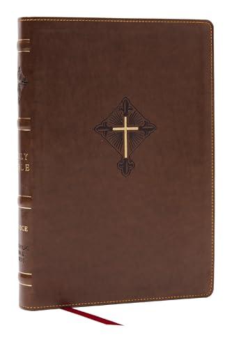 RSV2CE, Thinline Large Print Catholic Bible (#7863BRN - Brown Leathersoft)