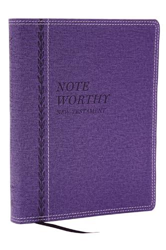 NKJV, NoteWorthy New Testament (Style# - 9693PUR, Purple, Leathersoft)