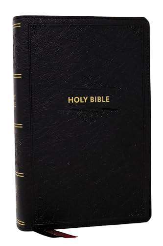 KJV, Personal Size, Large Print End-of-Verse Reference Bible (#9653BK - Black Leathersoft)