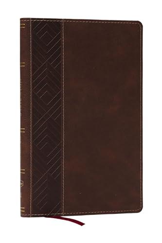 KJV, Personal Size New Testament Bible (#8663 - Brown Leathersoft)